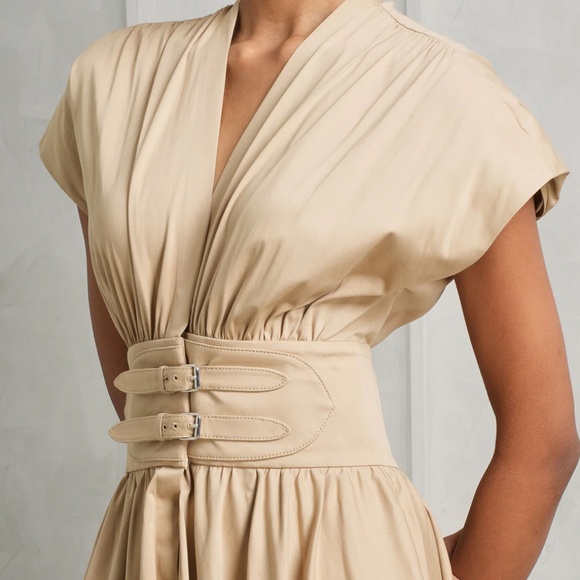 Alexis Bardello Midi Dress - Khaki - Picture 3 of 10